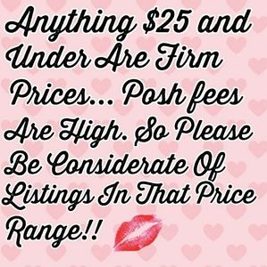 💋Prices $25 & Under Are Firm💋